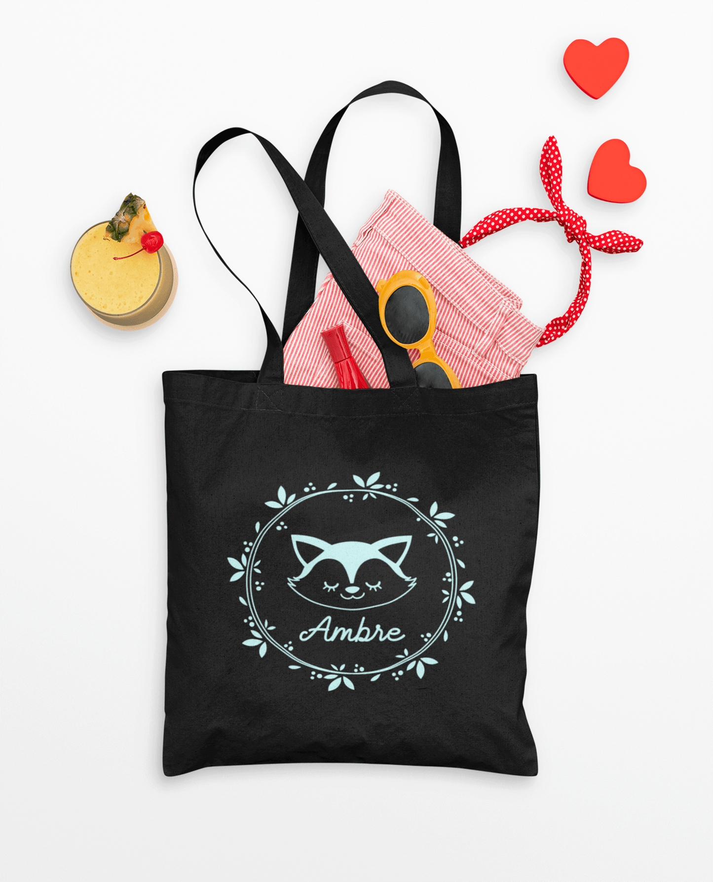 Sac enfant Renard personnalisé, Sac enfant, Sac enfant personnalisé, Tote bag enfant