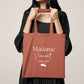 Tote bag mariage personnalisé "Monsieur/Madame" nom & date – Cadeau mariage – Sac couple – Souvenir