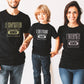 T-shirt Famille Assorti Personnalisé, Le Compositeur L'Interprète Le Chef d'Œuvre, Cadeau Papa Maman Enfant, Année Naissance